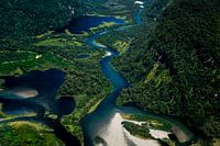 Helikopter over Milford Sound