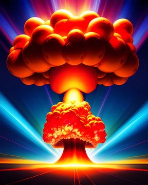 Nucleaire komische explosie 2 van Jonas Potthast
