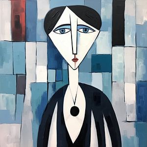 Frau abstrakt