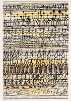 ERA. Kühlung in einem Garten in einer heißen Zone" (1924), Zeichnung von Paul Klee.