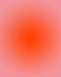 Retro jaren 70 neon kunst. Abstract kleurverloop in oranje en roze (gezien bij vtwonen)