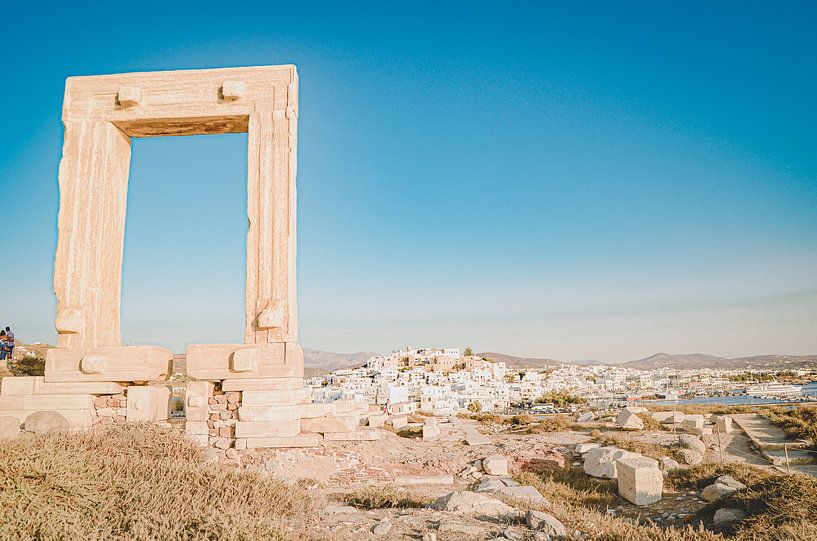 Der Apollo-Tempel auf der Insel Naxos (Griechenland) von Daphne Groeneveld