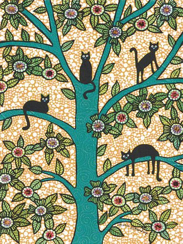 Dunkle Pfoten, hohe Orte