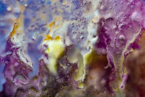 Abstracte Foto | Paars, Lila en Roze | Fine Art