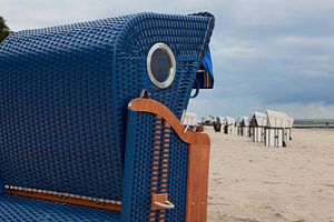Strandkorb auf der Insel Usedom