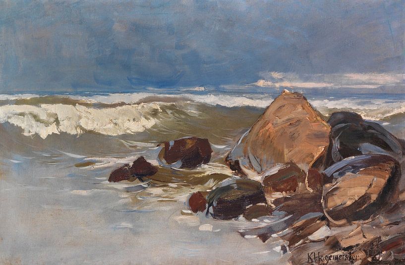 Beach near Lohme with rocks, Beach near Lohme with rocks by Masterful Masters