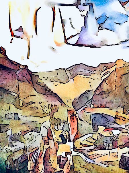 Berge auf Teneriffa #2 von zam art