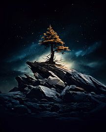 Tree at night