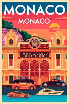 Monaco, Monaco. van Poster Art Shop