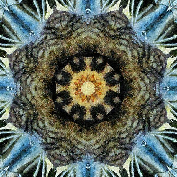 Cat Fur Kaleidoscope 1 by Dorothy Berry-Lound