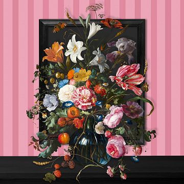 Vase with Flowers - the Oh So Chic Edition van Marja van den Hurk