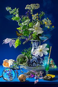 Stilleben 'Blauer Garten III