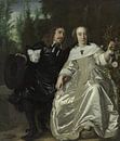 Abraham del Court und seine Frau Maria de Kaersgieter, Bartholomeus van der Helst von Meisterhafte Meister Miniaturansicht