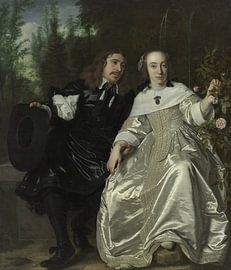 Abraham del Court et son épouse Maria de Kaersgieter, Bartholomeus van der Helst
