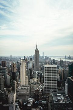 Vue de la ville de New York sur Eva Ruiten