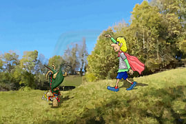 Der Flug des Drachens Waldi