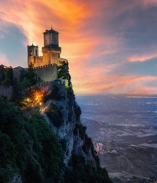 Toren van San Marino van Mario Calma