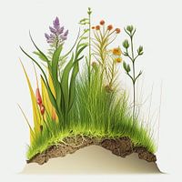 Bloeiend van de aarde