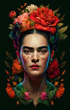 Frida in bloei: Een modern bloemen eerbetoon van Celeste