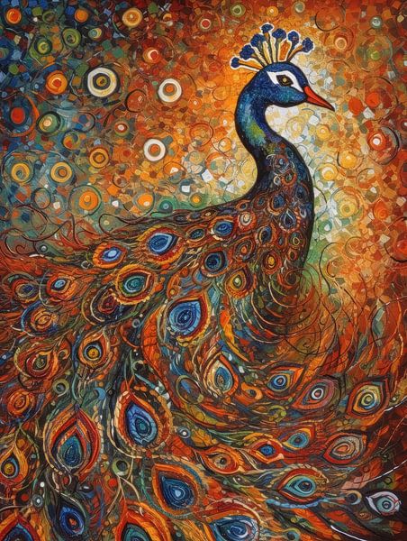 Peacock by Bert Nijholt