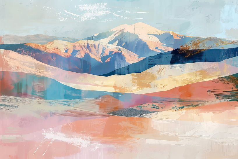 Depth in mountain layers by Thea