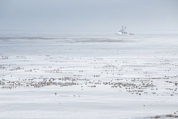 Boot op (de) Stille Oceaan