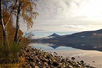 Loch Rannoch en Schiehallion, Perth en Kinross, Schotland, Verenigd Koninkrijk