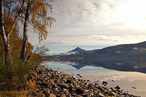 Loch Rannoch und Schiehallion, Perth und Kinross, Schottland, UK