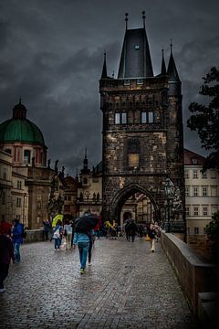 Old city bridge tower in Prague by Marcel Alsemgeest