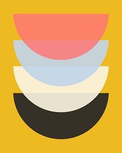 Bowls on Yellow by Patrycja Polechonska