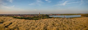 Westkapelle drone panorama van MSP Canvas