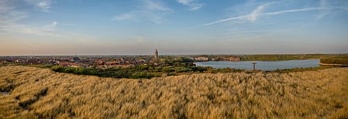 Panorama de la Westkapelle par drone sur MSP Canvas