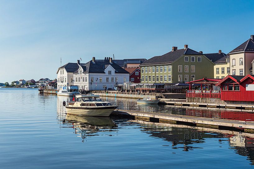 Vue de la ville d'Arendal en Norvège par Rico Ködder
