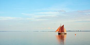 Segeln mit dem Zeesboot auf dem Saaler Bodden