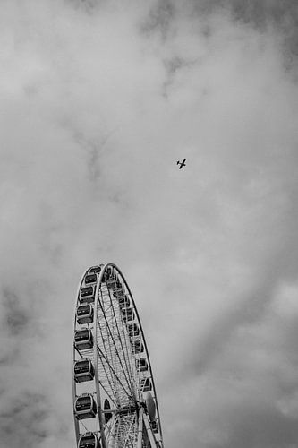 Reuzenrad en vliegtuig | Scheveningen Nederland