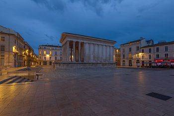 Maison Carrée, in Nîmes, Provence, Frankreich