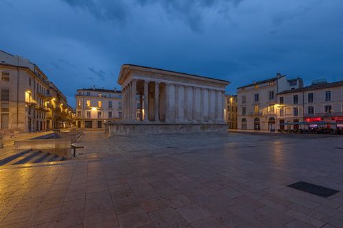 Maison Carrée, in Nîmes, Provence, Frankreich