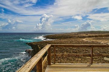 Land, Zee, Lucht op Curacao van rene marcel originals