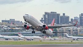 Eastar Jet Boeing 737-900ER Passagierflugzeug. von Jaap van den Berg