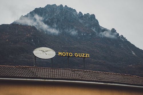 Moto Guzzi factory in Northern Italy