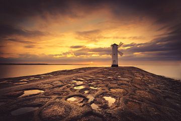 Leuchtturm am Abend von Skyze Photography by André Stein