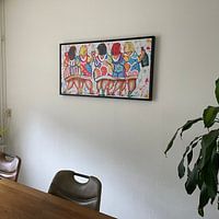 Photo de nos clients: Dames Pulpeuses Célèbrent par Vrolijk Schilderij, sur toile