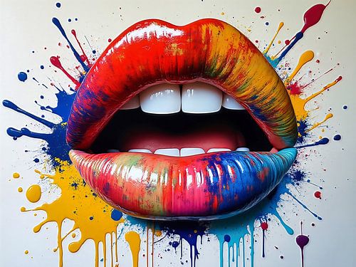 A mouthful of colours - Surrealist art 3
