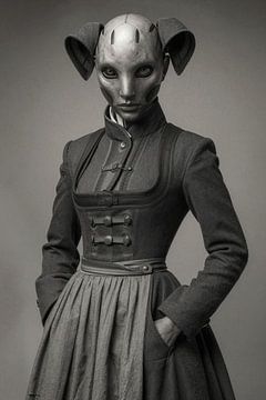 Silent authority by Klaus Tesching - Art-AI