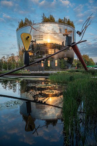 Depot Boijmans Van Beuningen at Sunset by Erik van 't Hof