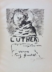 Martin Luther. LOVIS CORINTH, 1920-21 van Atelier Liesjes