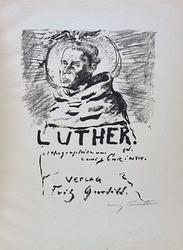 Martin Luther. LOVIS CORINTH, 1920-21