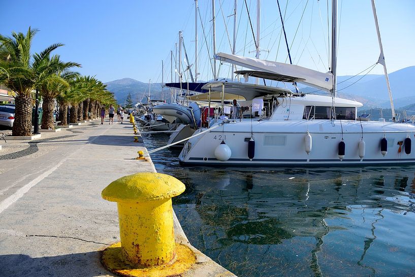 Luxe jachten in de ochtend van Frank's Awesome Travels