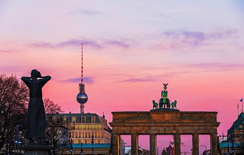 Sonnenaufgang am Brandenburger Tor von Frank Herrmann