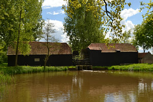 de watermolen van Nederwetten in Brabant gefotograafd gedurende de nationael molendagen